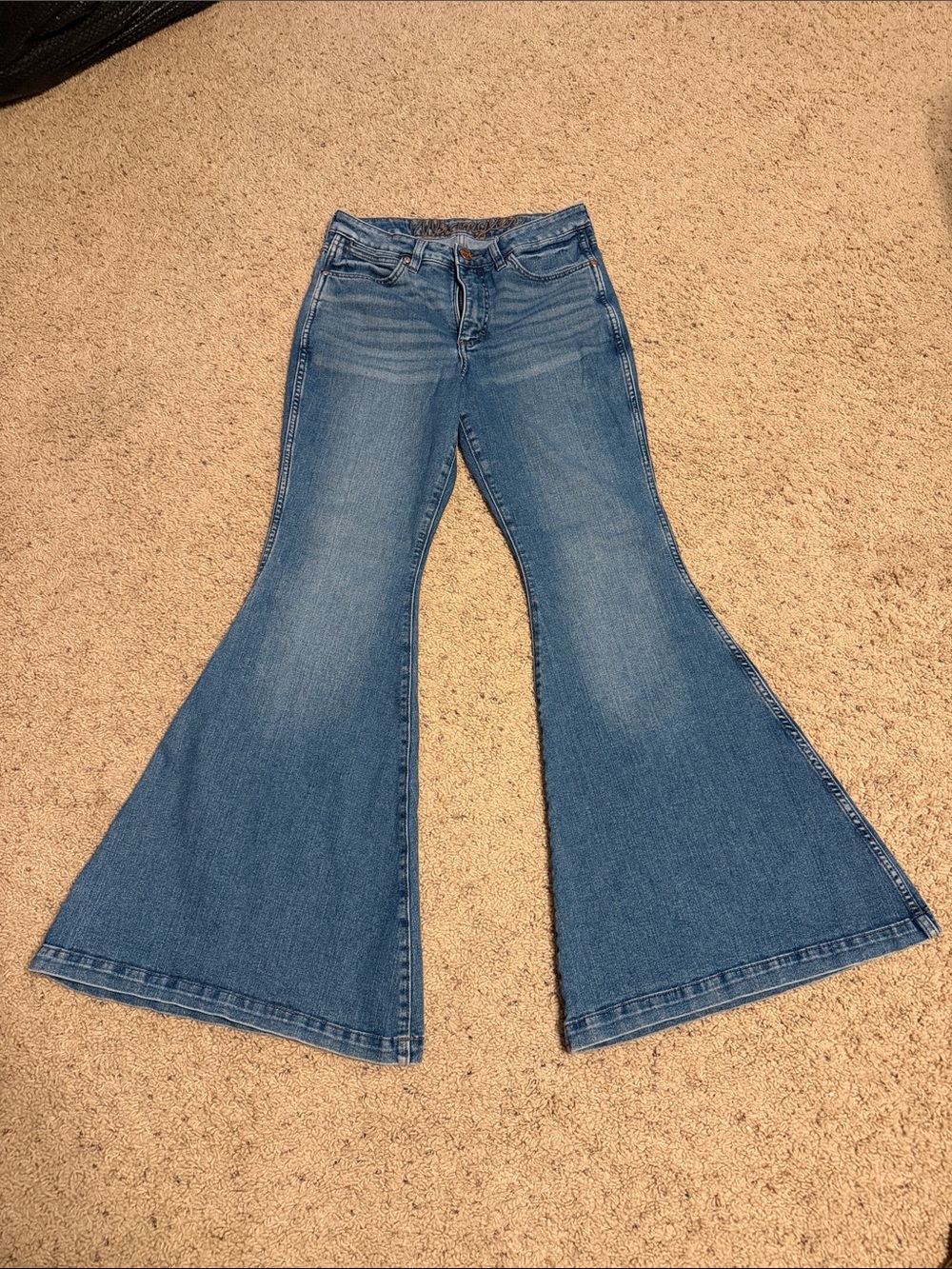 Blue Flared Women Jeans